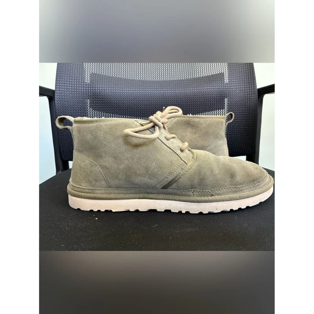 UGG NEUMEL ANTILOPE SUEDE/ SHEEPWOOL ANKLE BOOTS Men US 12